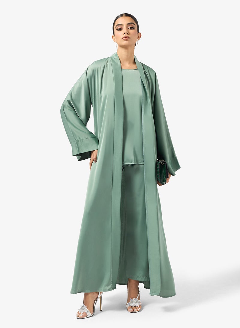 هيا كلوزيت طقم عباية وبنطلون فضفاض - Image 1